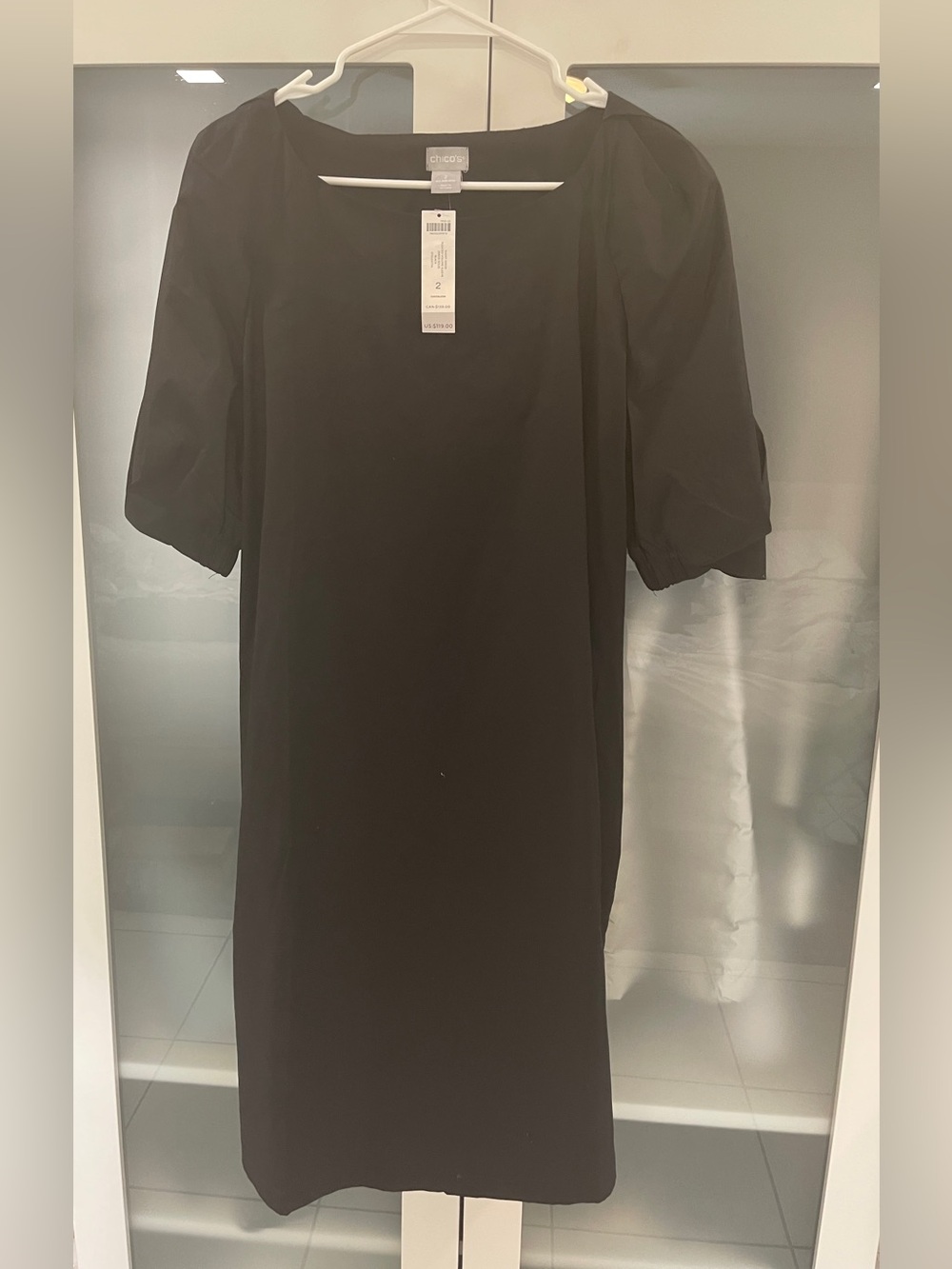 Women’s Black Lightweight dress knee length